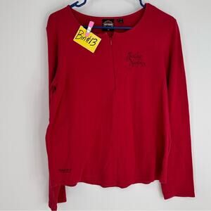 Harley Davidson Long Sleeve Plain Red T-Shirt Men’s Size 2X El Paso TX